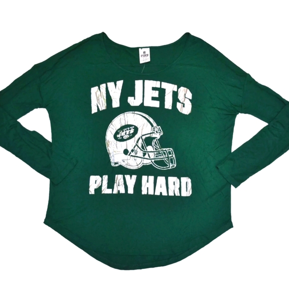 VS Victoria Secret PINK NY Giants NFL Oversized Top Light Weight S M L - Picture 1 of 2